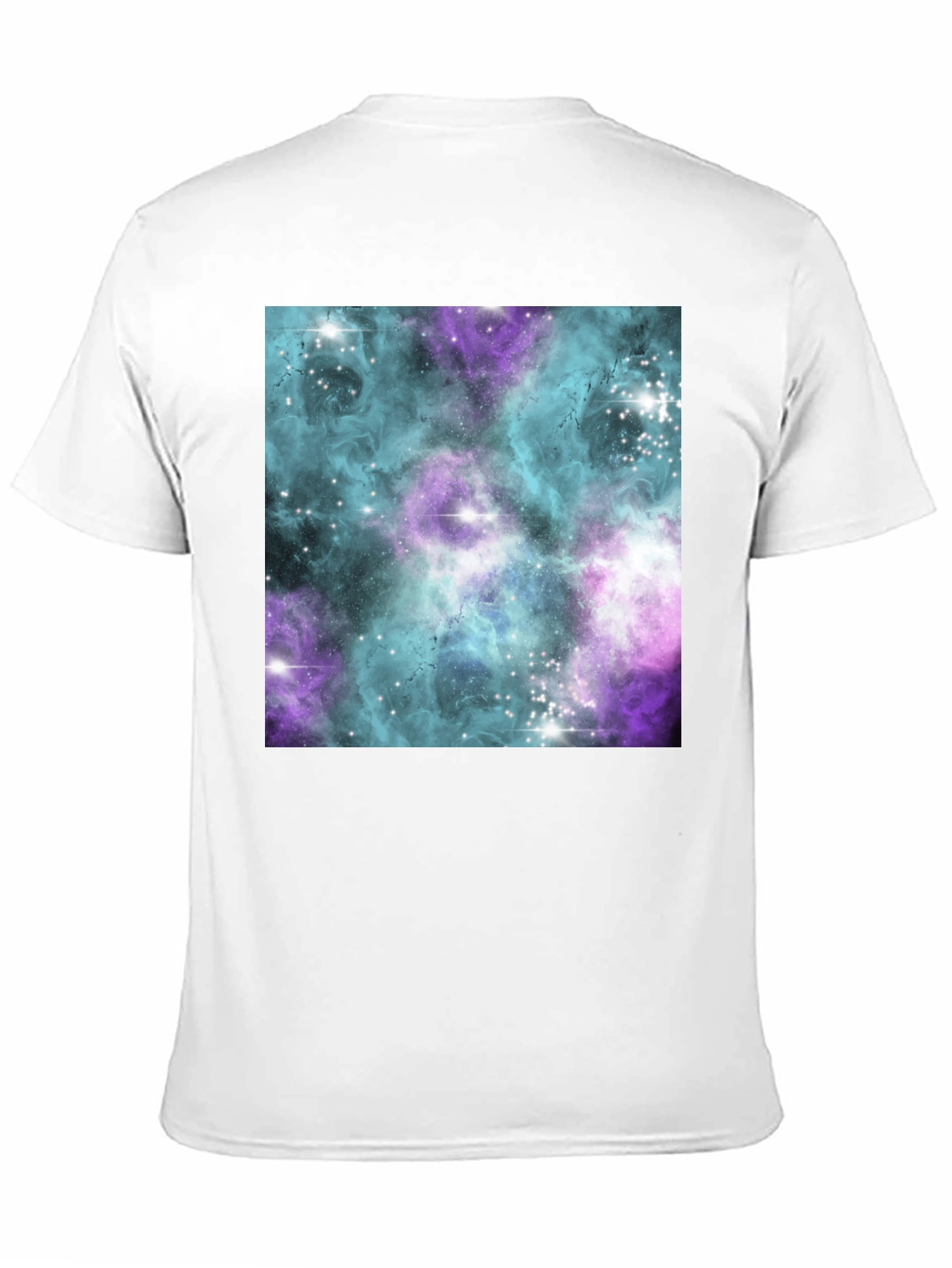 Galaxy Print Black Tee
