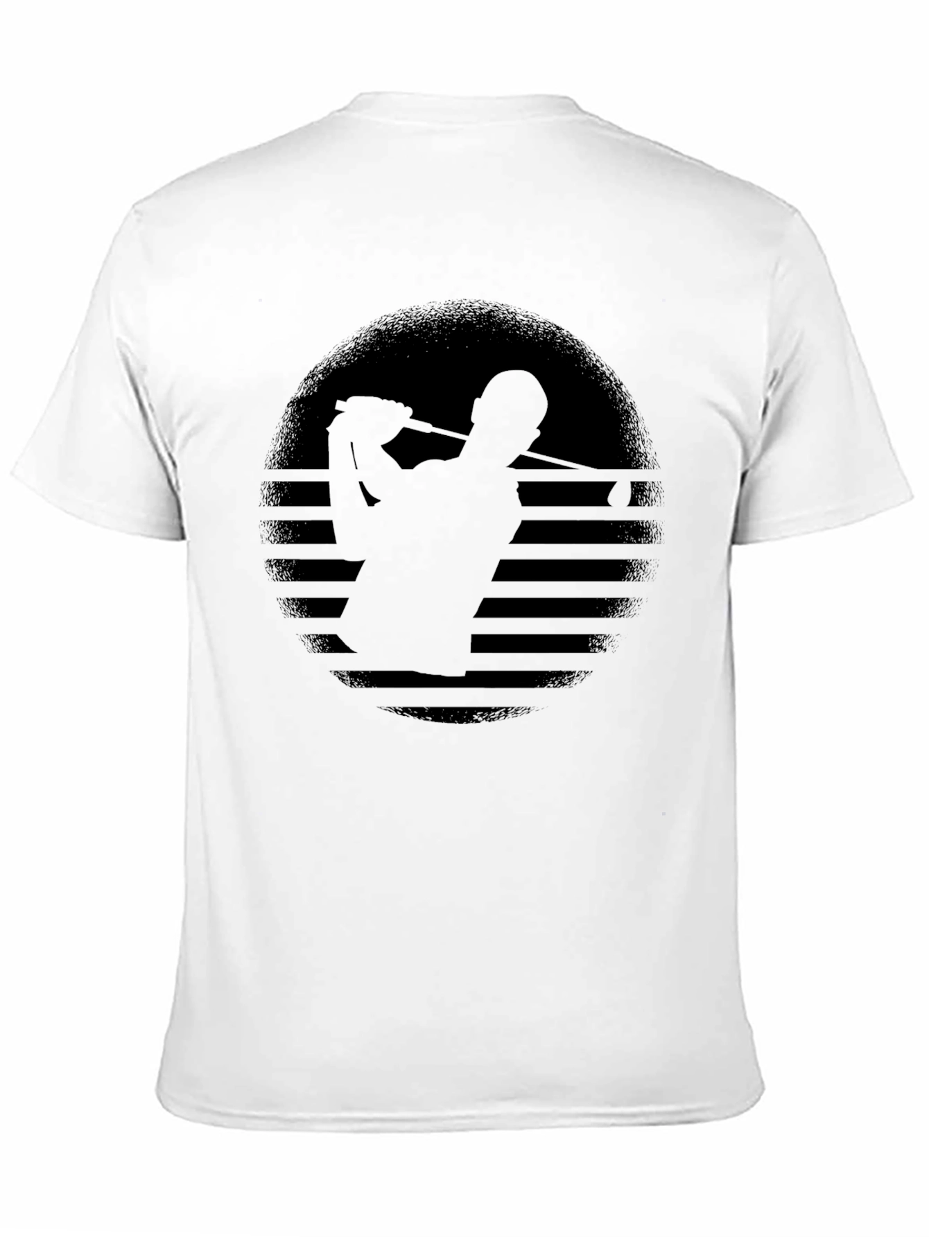 Golf Silhouette T-Shirt - Retro Style Tee