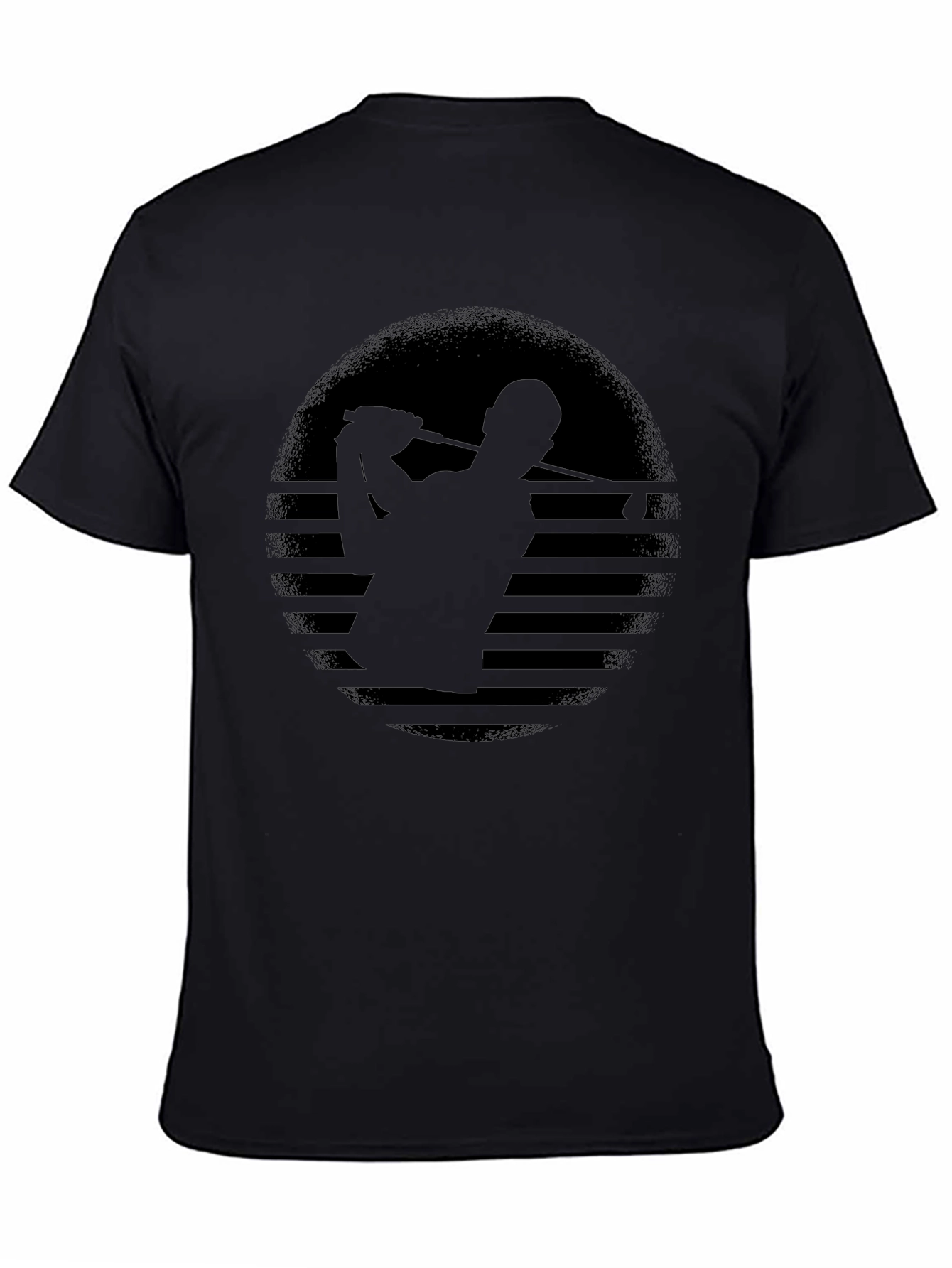 Golf Silhouette T-Shirt - Retro Style Tee