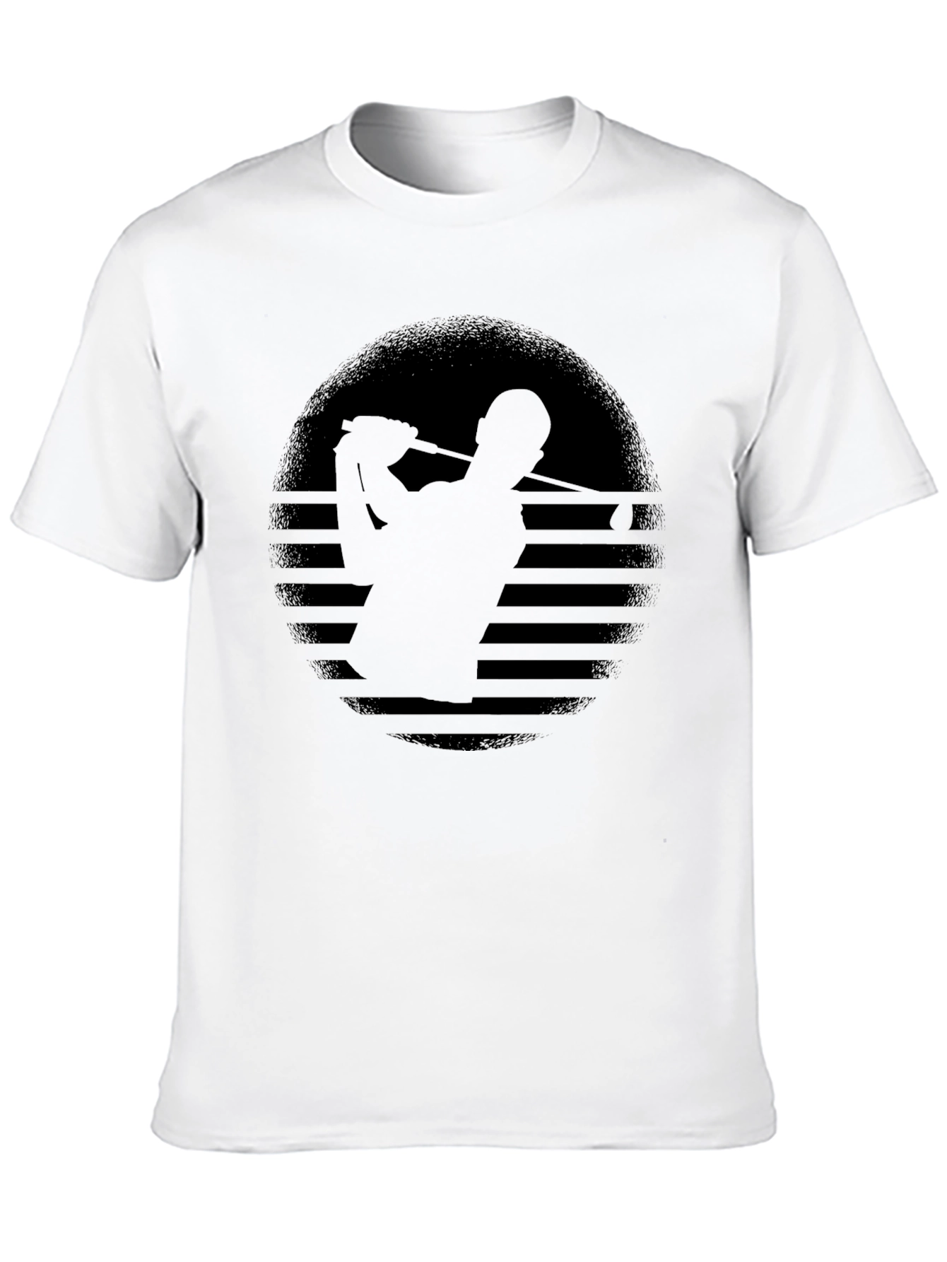 Golf Silhouette T-Shirt - Retro Style Tee