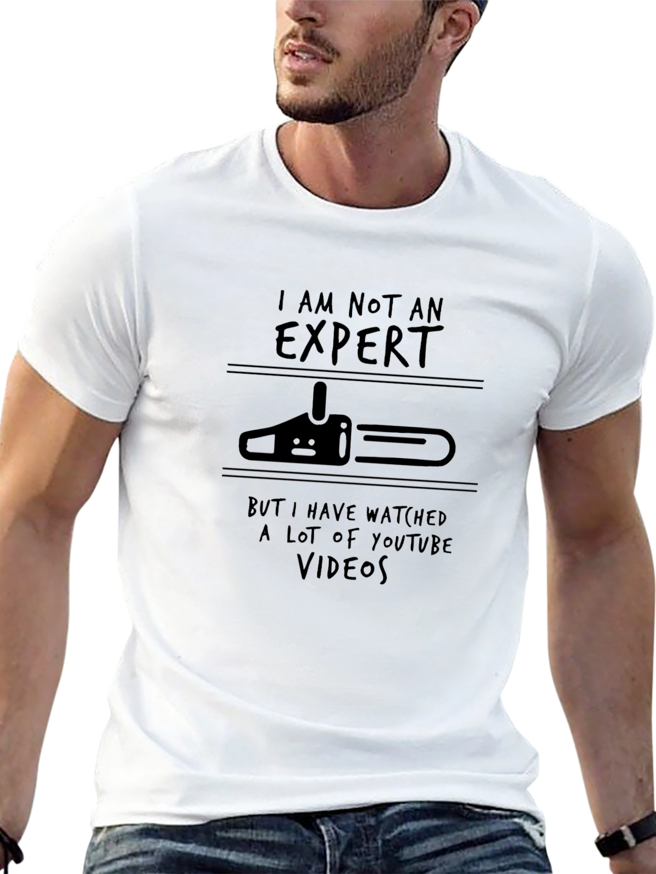 Expert Chainsaw Humor T-Shirt