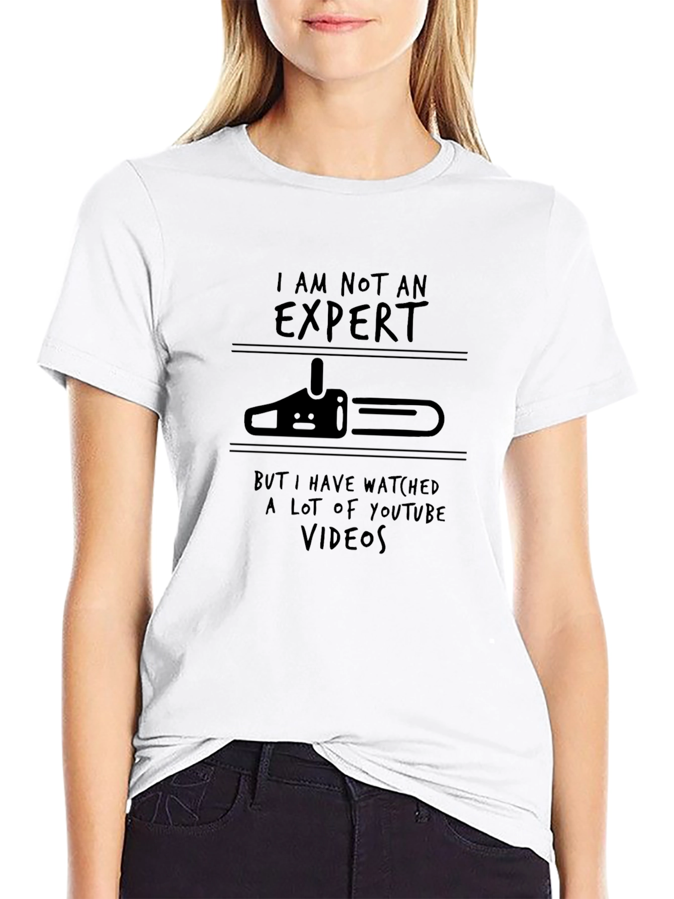 Expert Chainsaw Humor T-Shirt