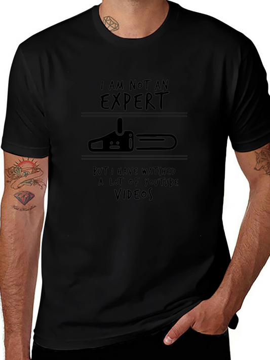 Expert Chainsaw Humor T-Shirt