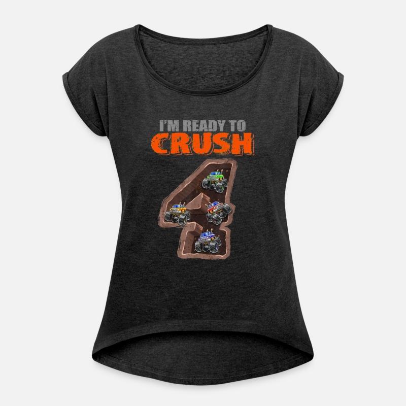 I'm Ready to Crush 4 Monster Truck 4th Birthday