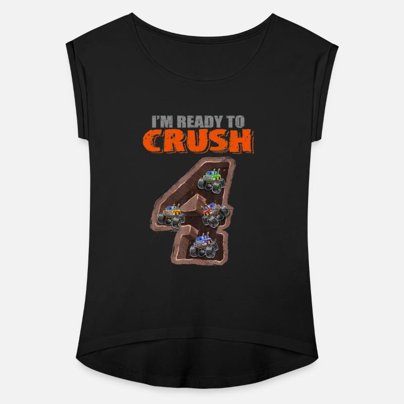 I'm Ready to Crush 4 Monster Truck 4th Birthday