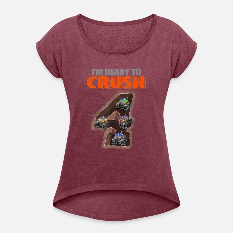 I'm Ready to Crush 4 Monster Truck 4th Birthday