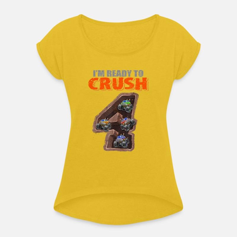 I'm Ready to Crush 4 Monster Truck 4th Birthday