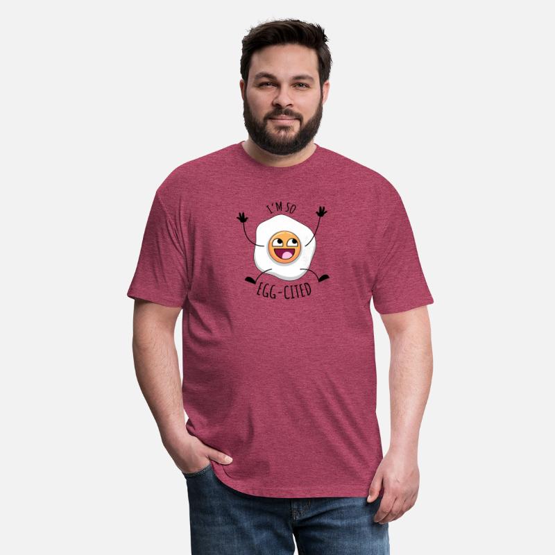 I’m So Egg-Cited - Funny Fried Egg Cartoon Design