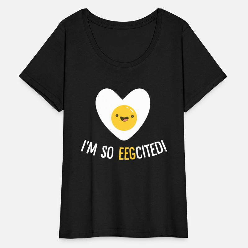 I'm So Eggcited Breakfast Joke Humor Eggs