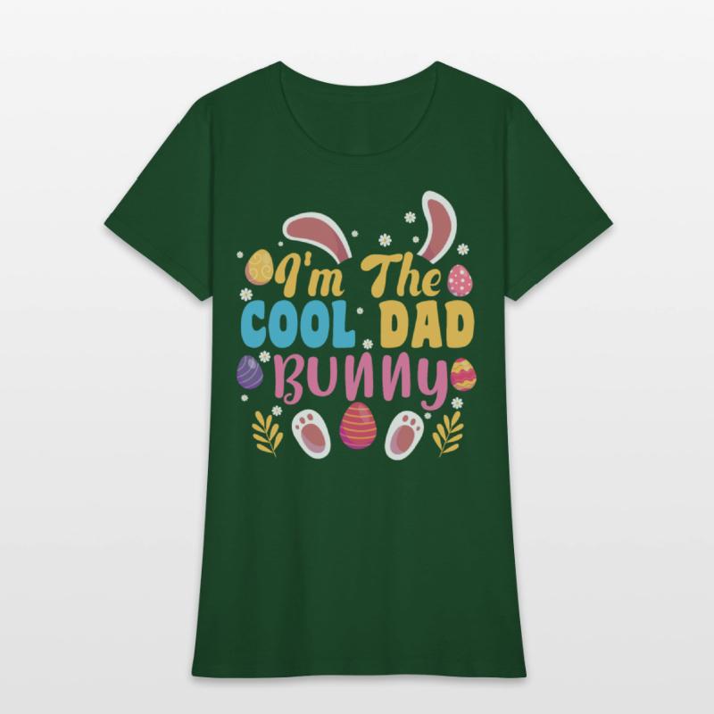 I'm The Cool Dad Bunny Easter Family Matching Gift