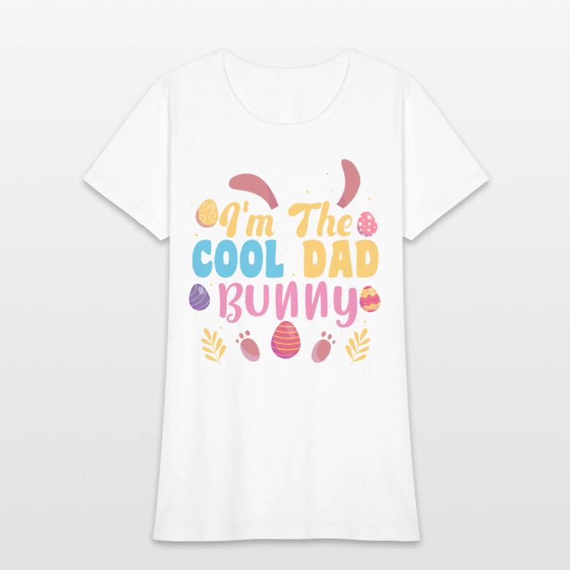 I'm The Cool Dad Bunny Easter Family Matching Gift