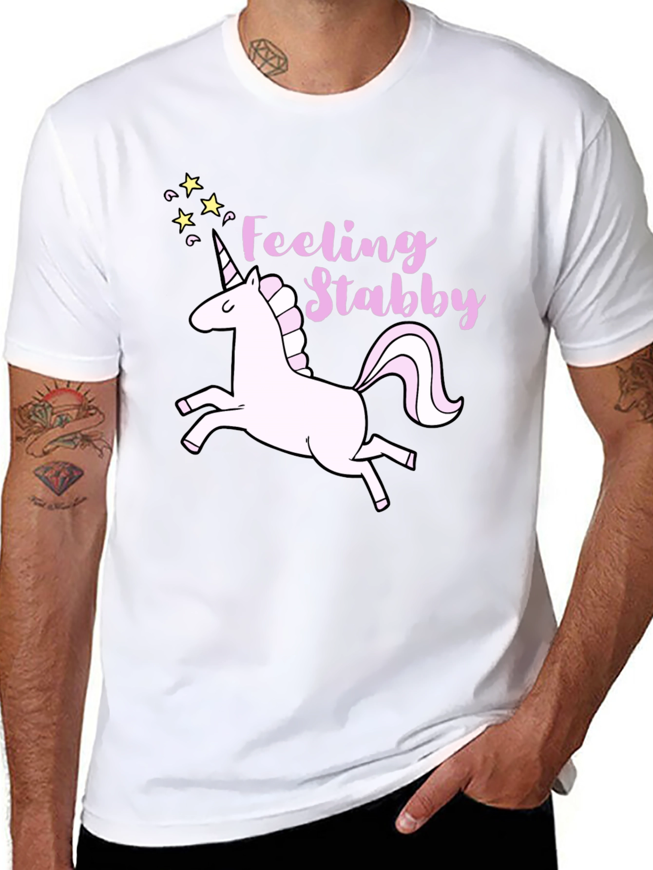 Feeling Stabby Unicorn Graphic Tee
