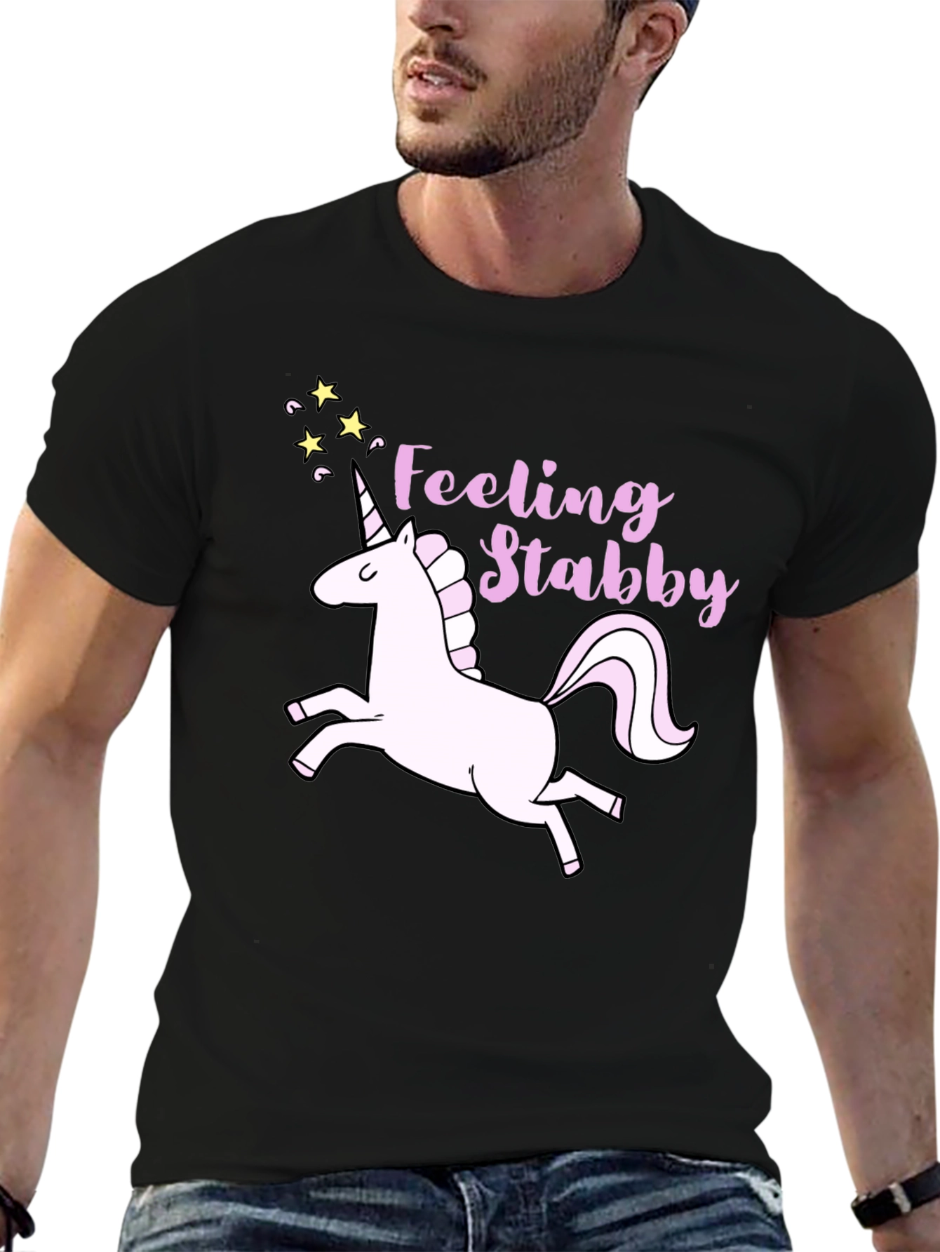 Feeling Stabby Unicorn Graphic Tee