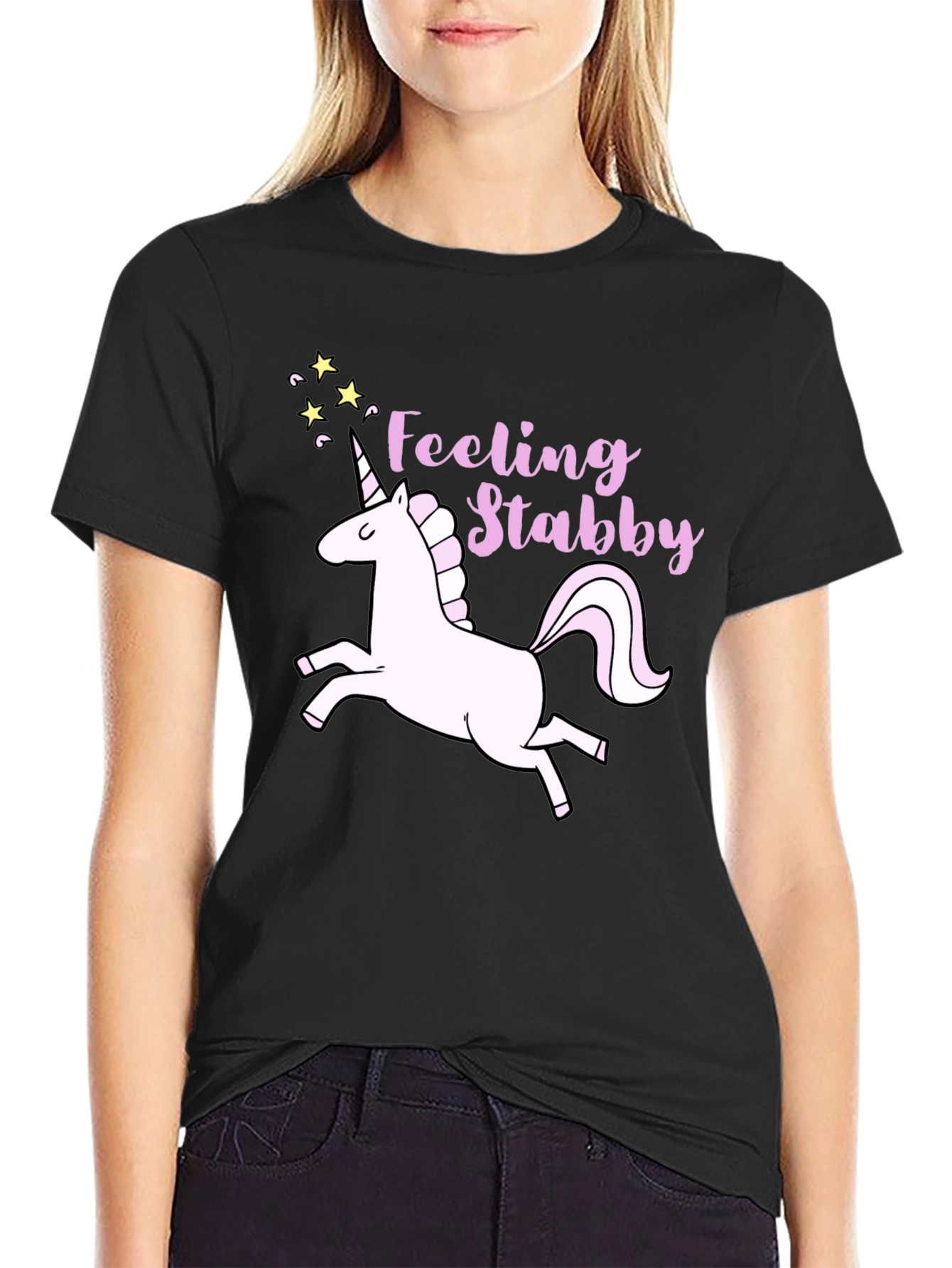 Feeling Stabby Unicorn Graphic Tee