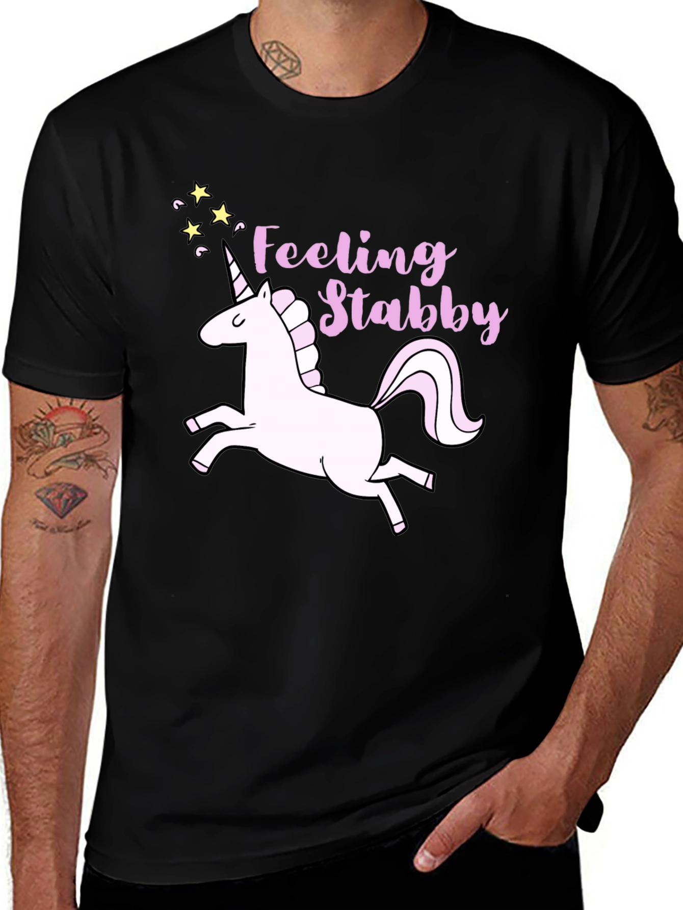 Feeling Stabby Unicorn Graphic Tee