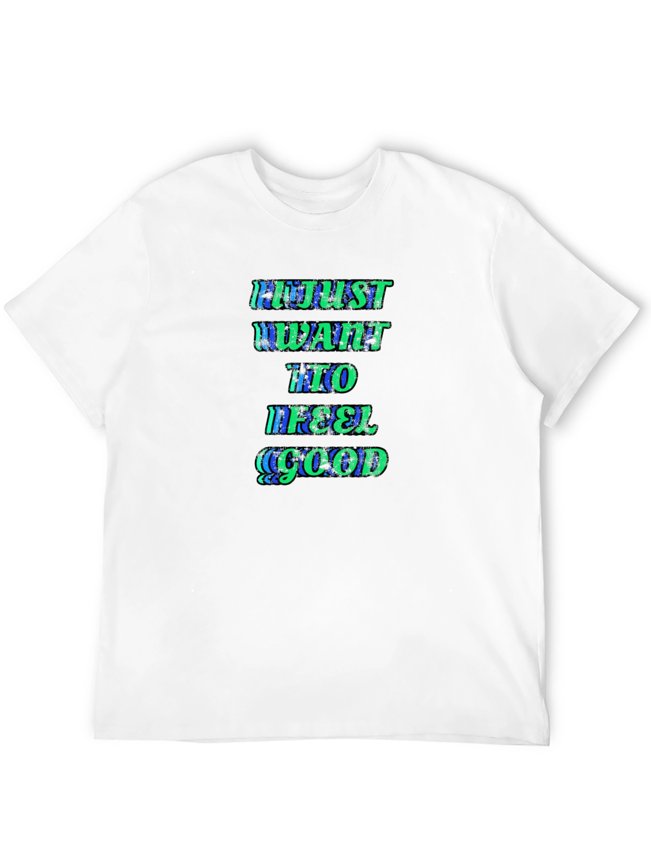 Just Want to Feel Good Black Graphic Tee