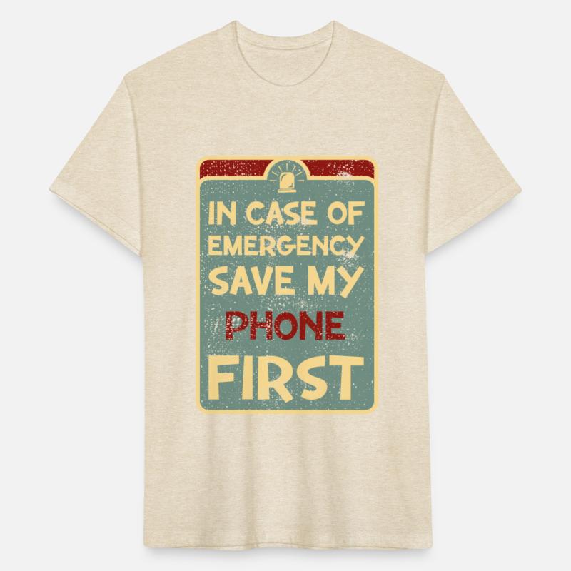 In case of emergency save my phone first.