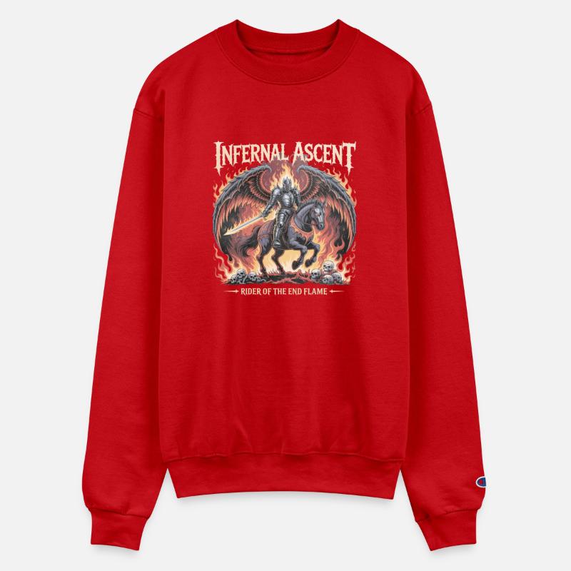 Infernal Ascent Gothic Flame Knight Shirt