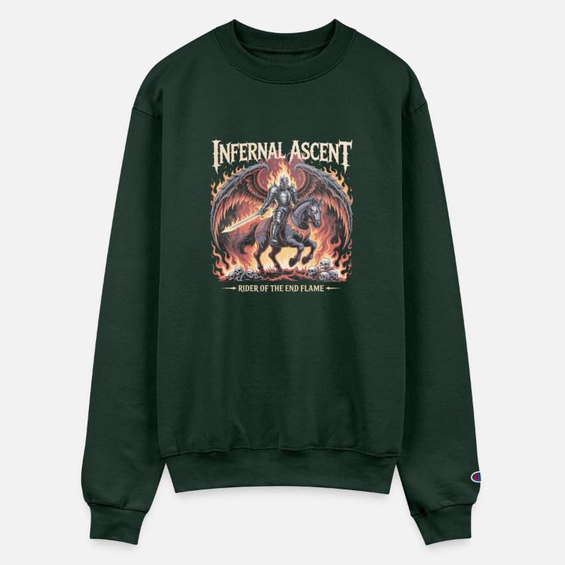 Infernal Ascent Gothic Flame Knight Shirt