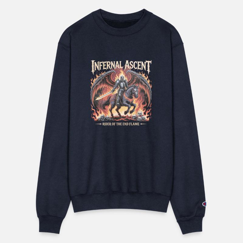 Infernal Ascent Gothic Flame Knight Shirt