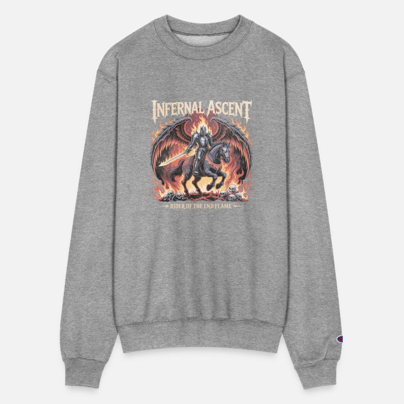 Infernal Ascent Gothic Flame Knight Shirt