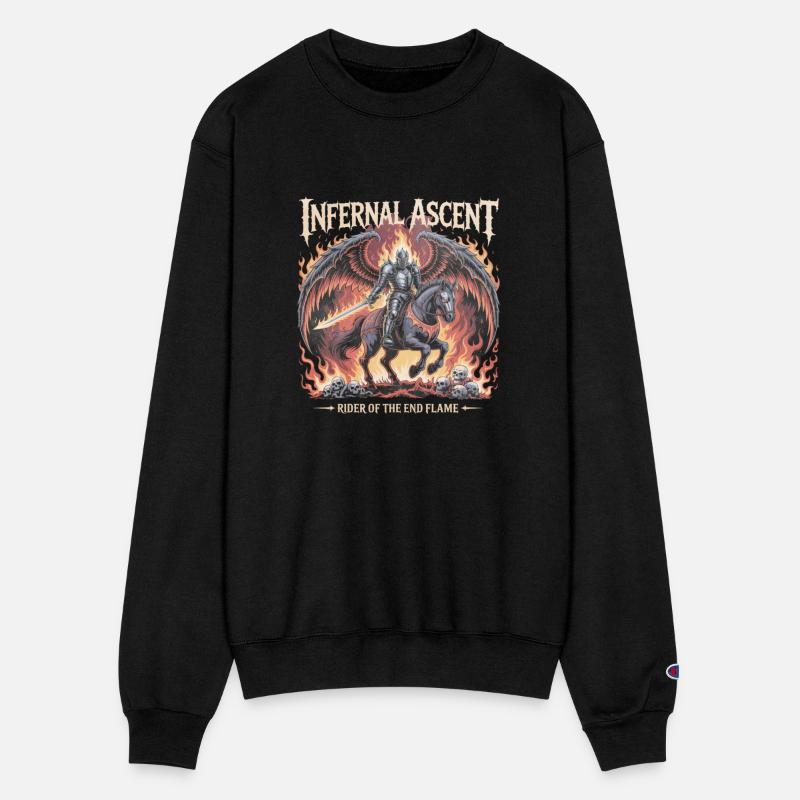 Infernal Ascent Gothic Flame Knight Shirt