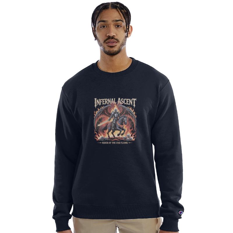 Infernal Ascent Gothic Flame Knight Shirt