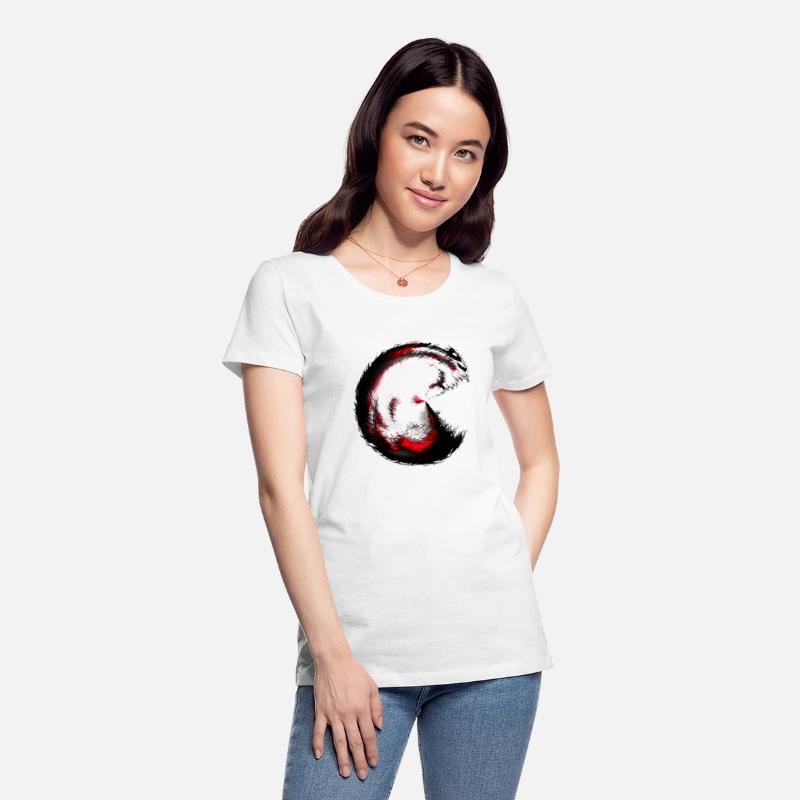 Infernal spiral Pacman-style monster