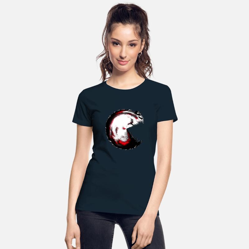 Infernal spiral Pacman-style monster