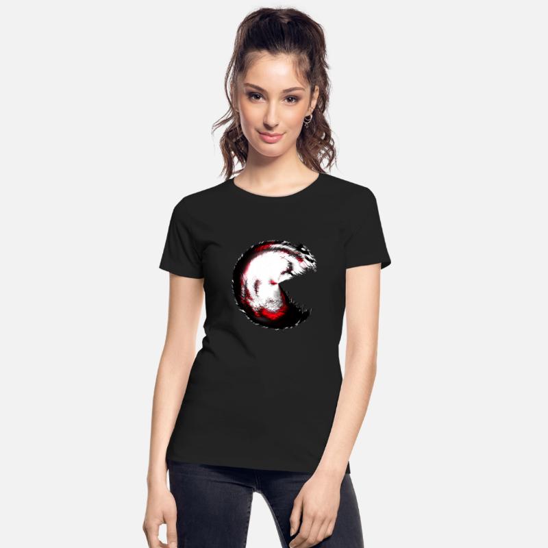 Infernal spiral Pacman-style monster