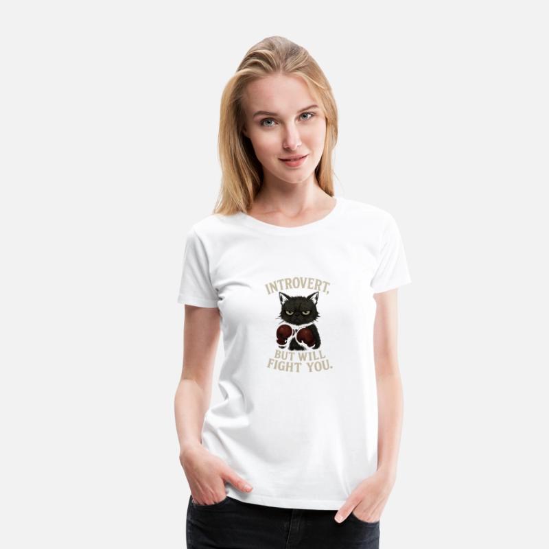 Introvert But Will Fight You T-Shirt