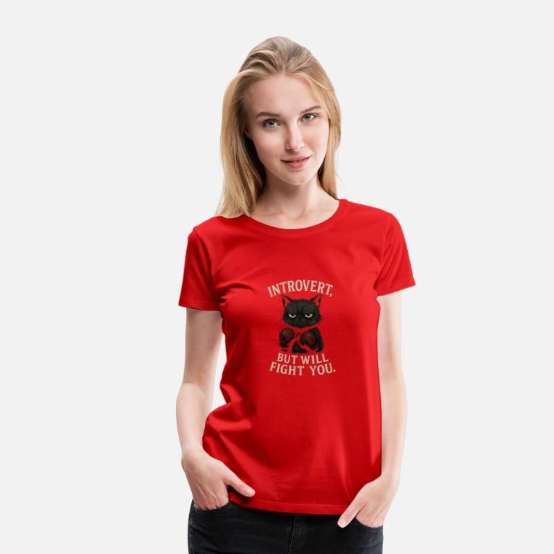 Introvert But Will Fight You T-Shirt