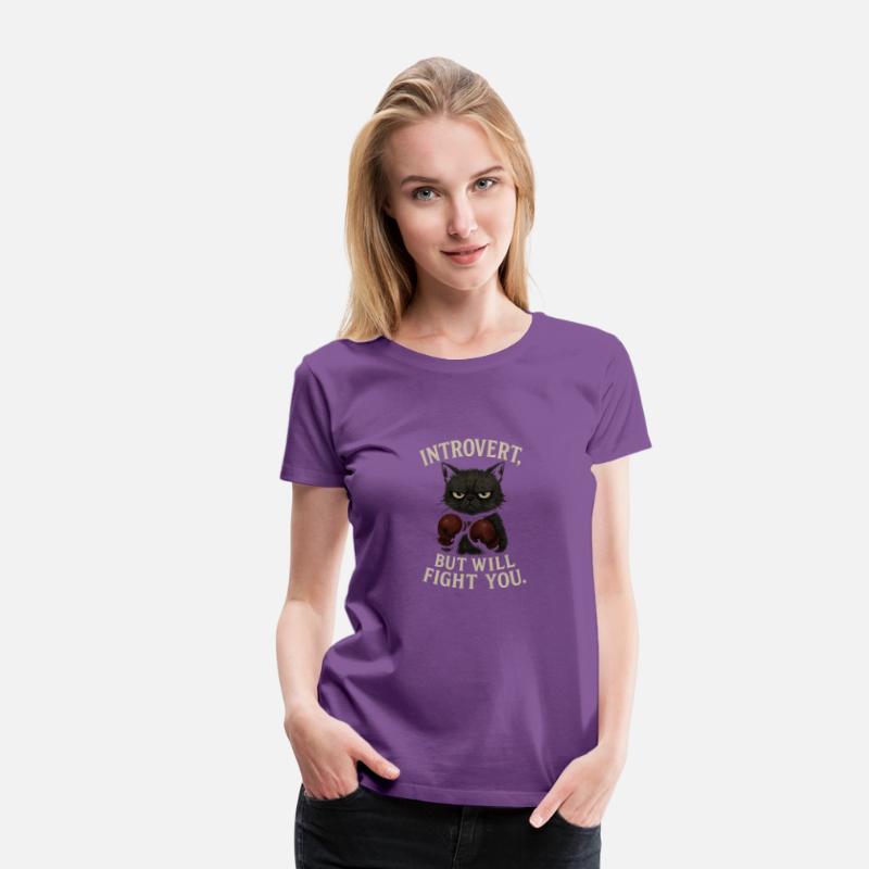 Introvert But Will Fight You T-Shirt