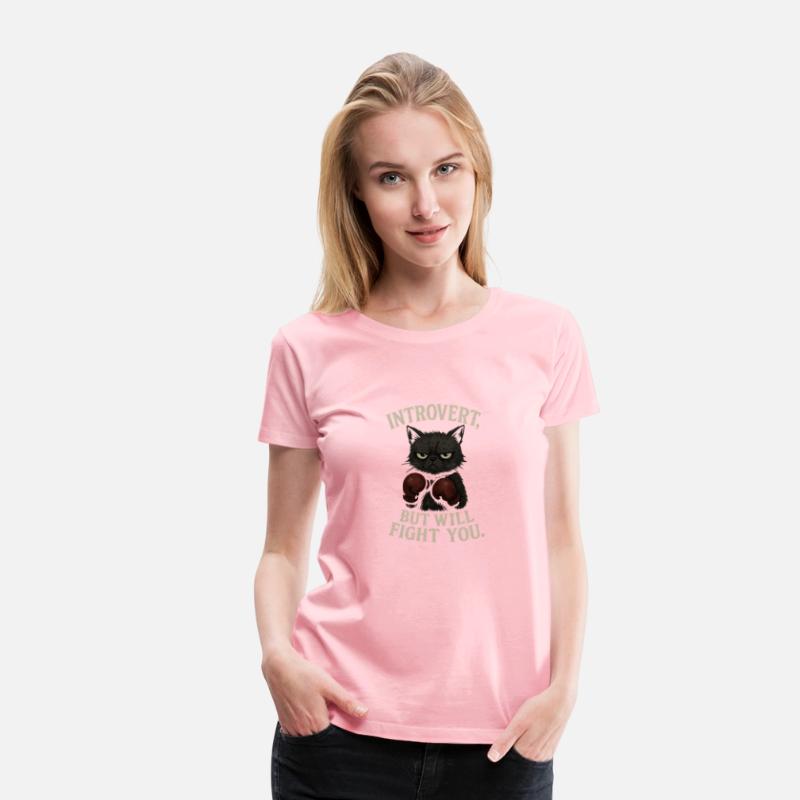 Introvert But Will Fight You T-Shirt
