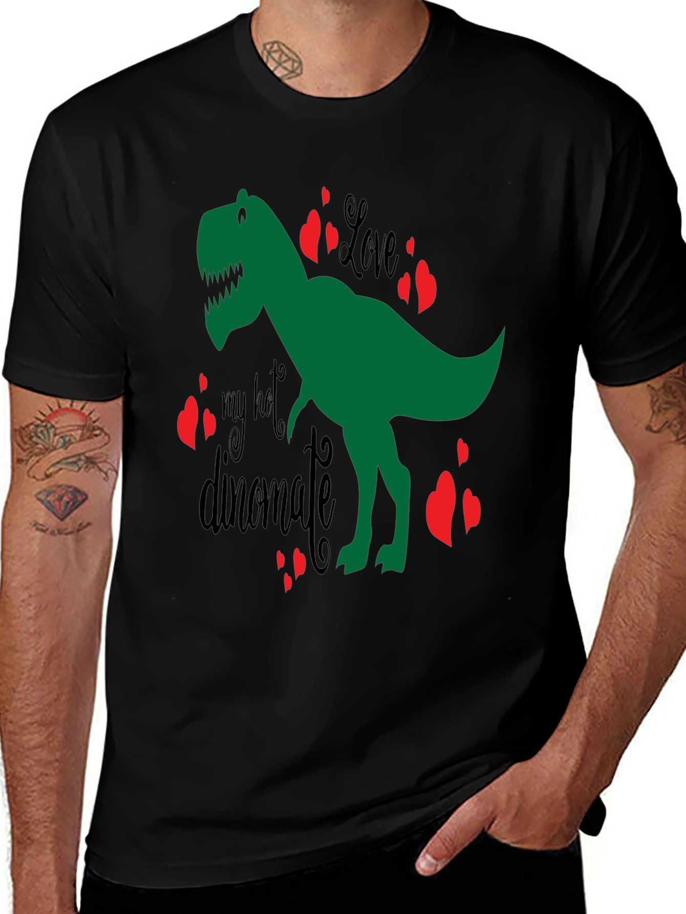 Dinomate Valentines Day T-Shirt