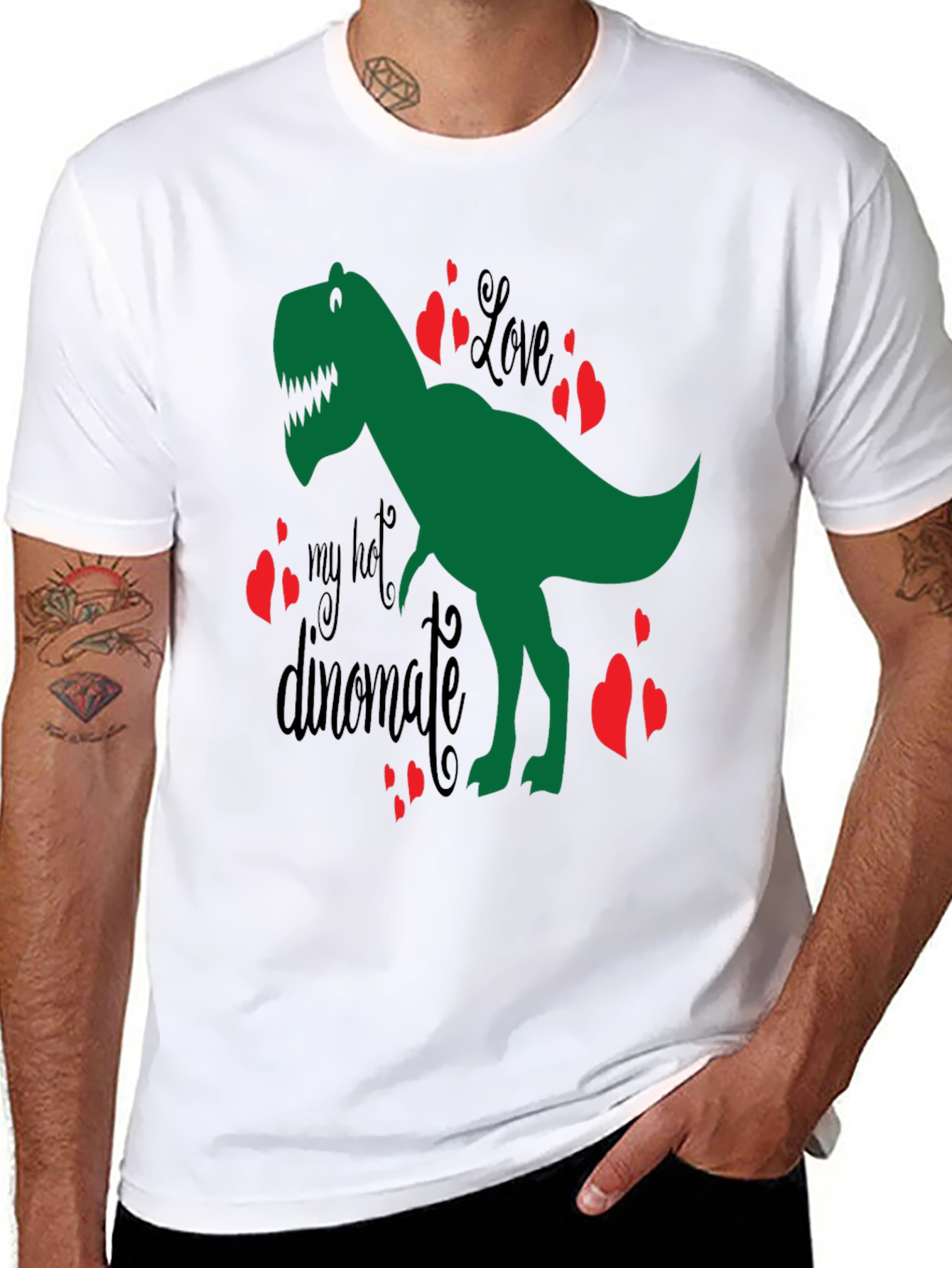 Dinomate Valentines Day T-Shirt