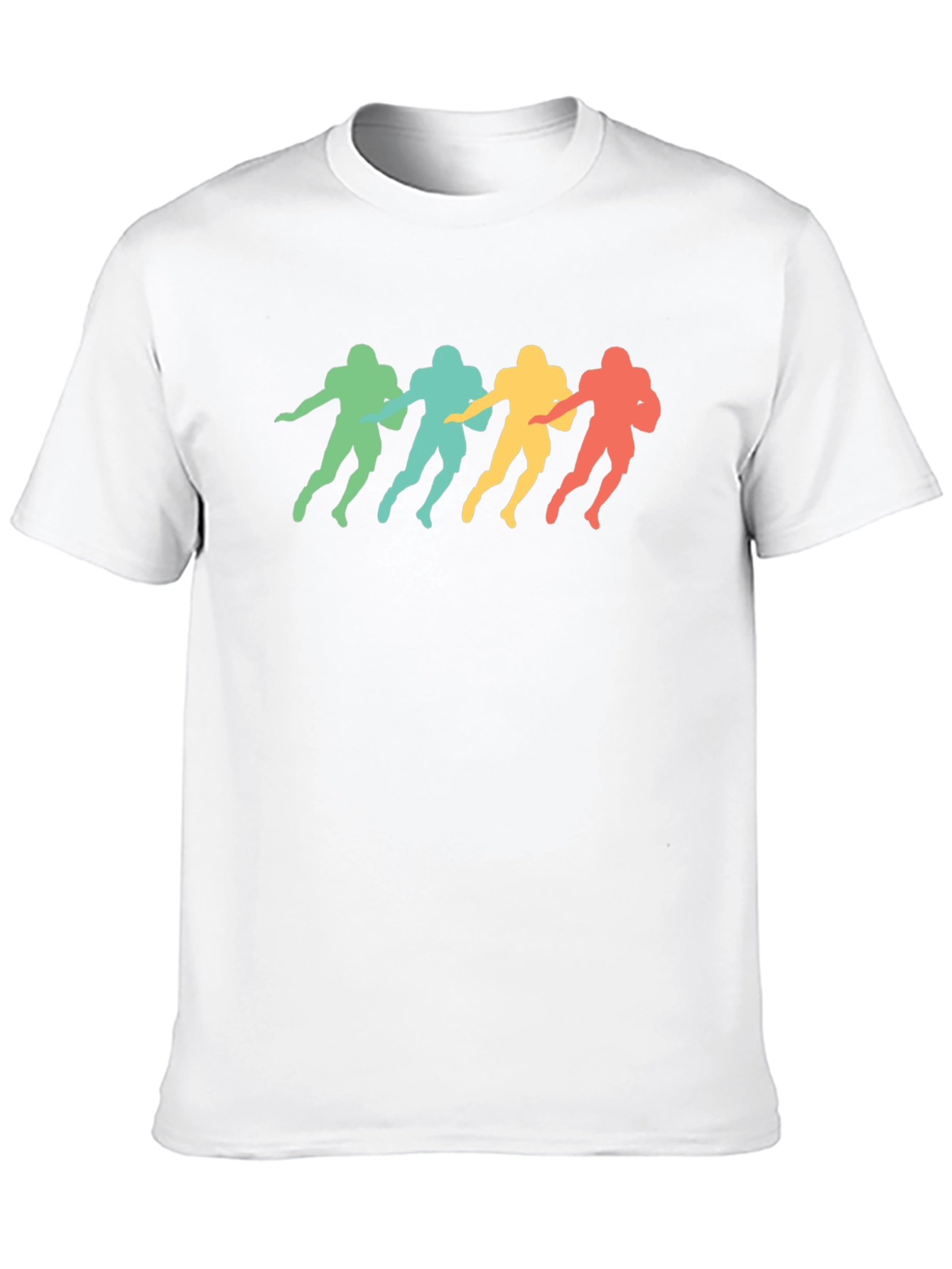 Retro Football Player Silhouette T-Shirt