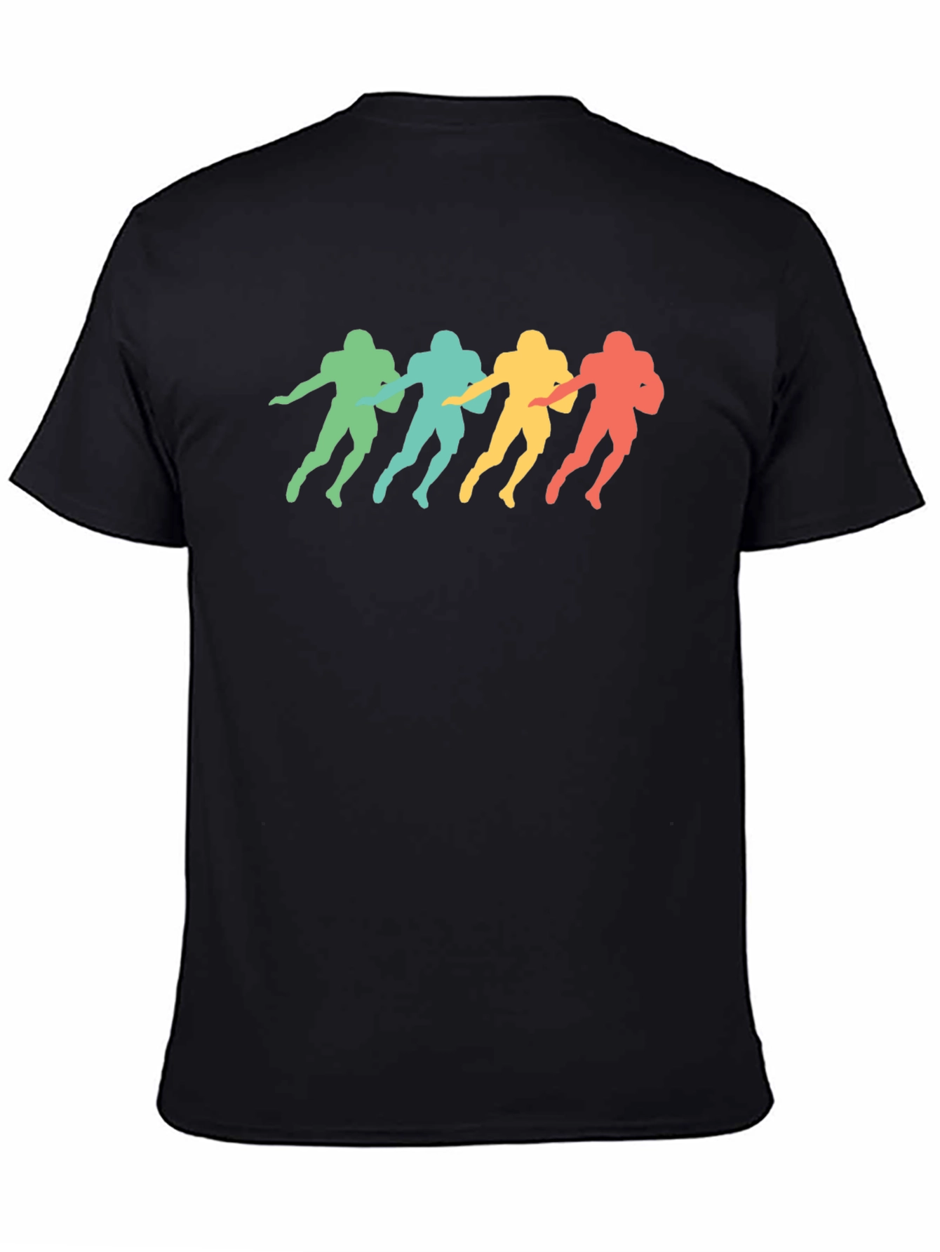 Retro Football Player Silhouette T-Shirt