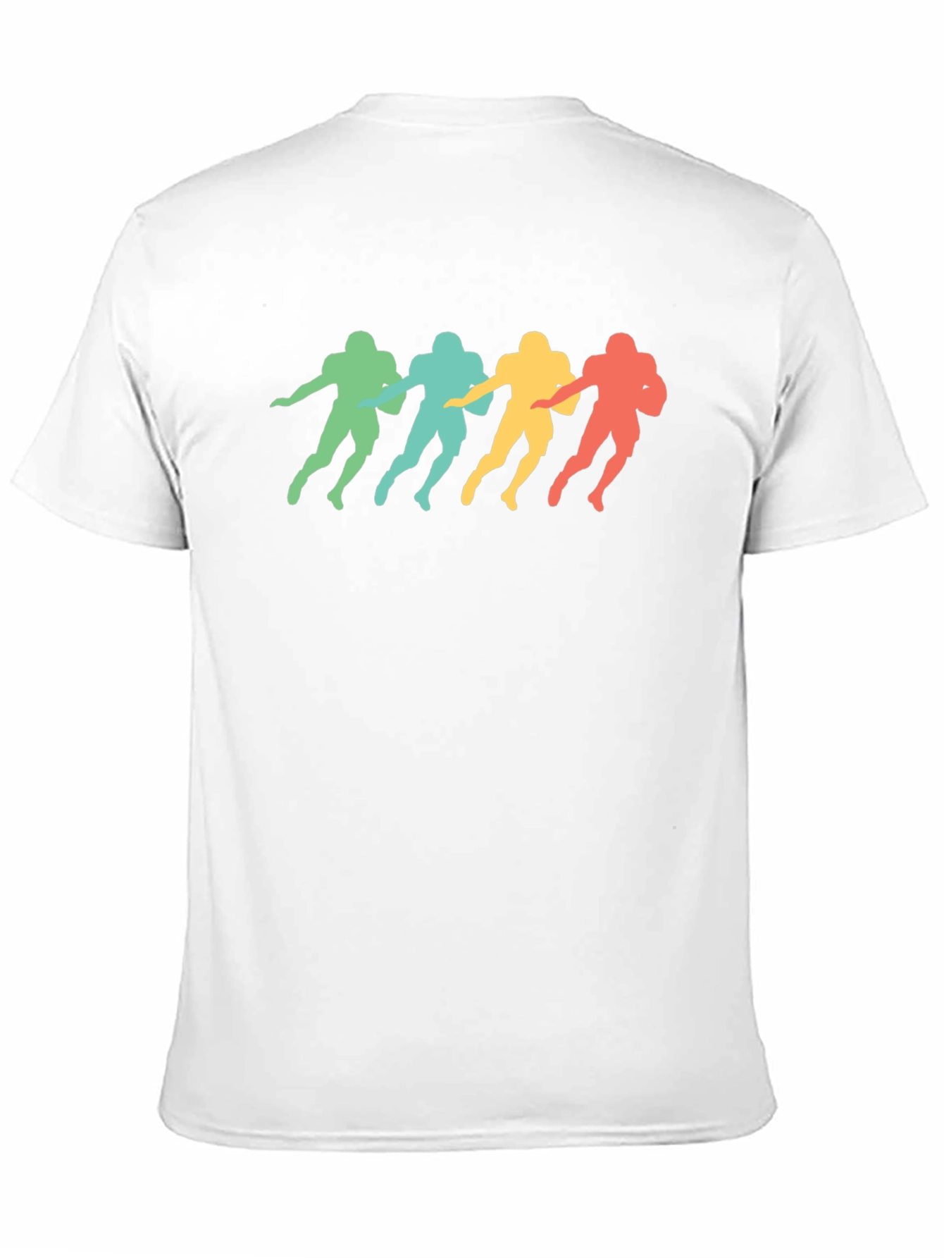 Retro Football Player Silhouette T-Shirt