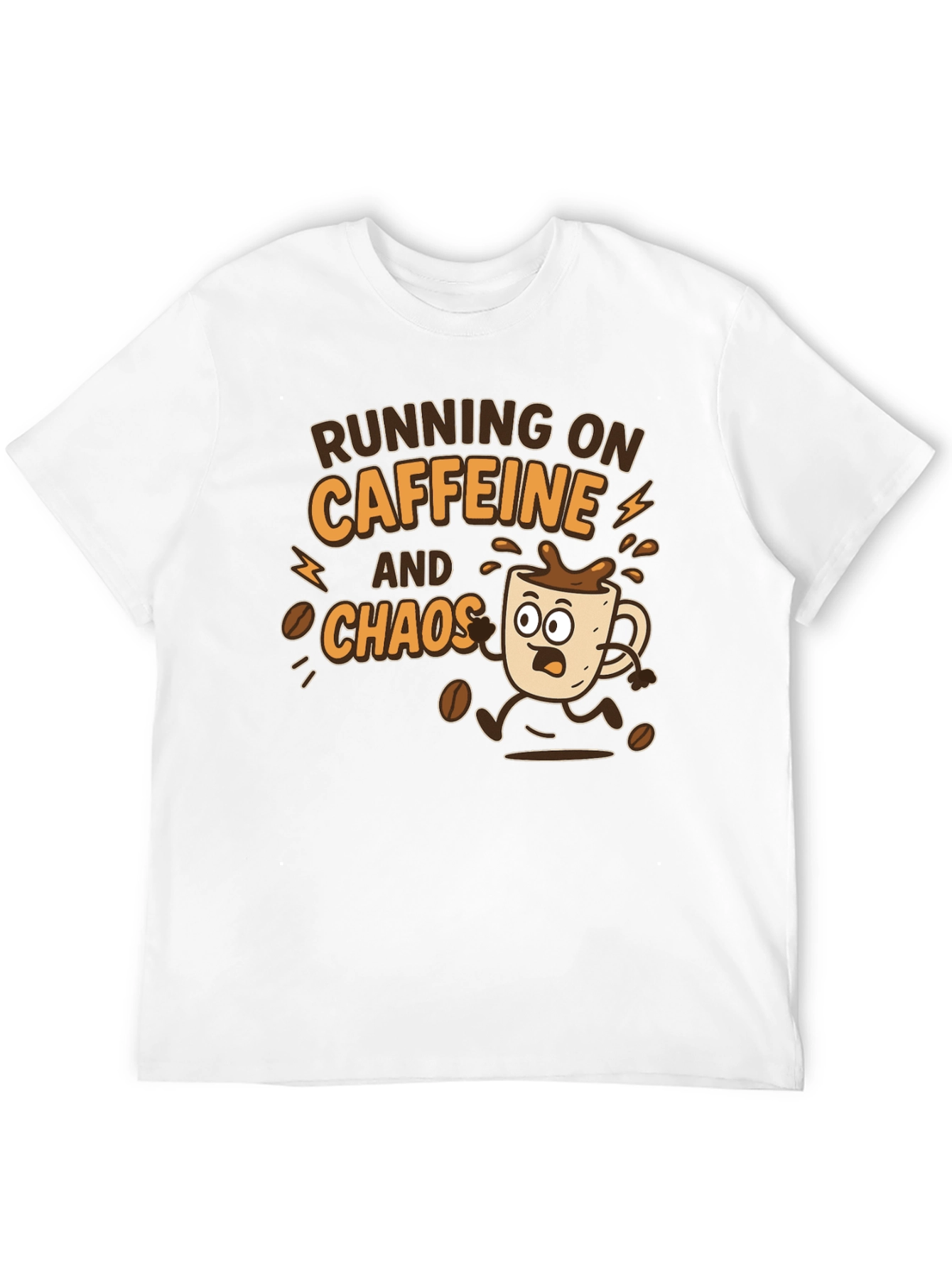 Running on Caffeine and Chaos Graphic Tee