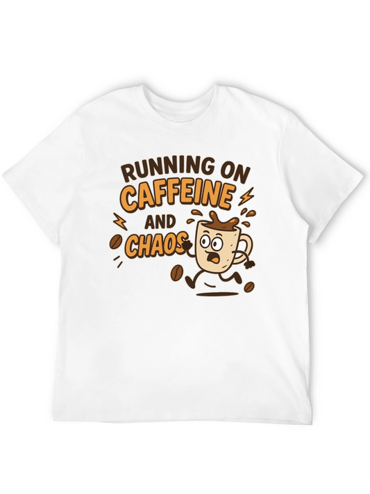 Running on Caffeine and Chaos Graphic Tee