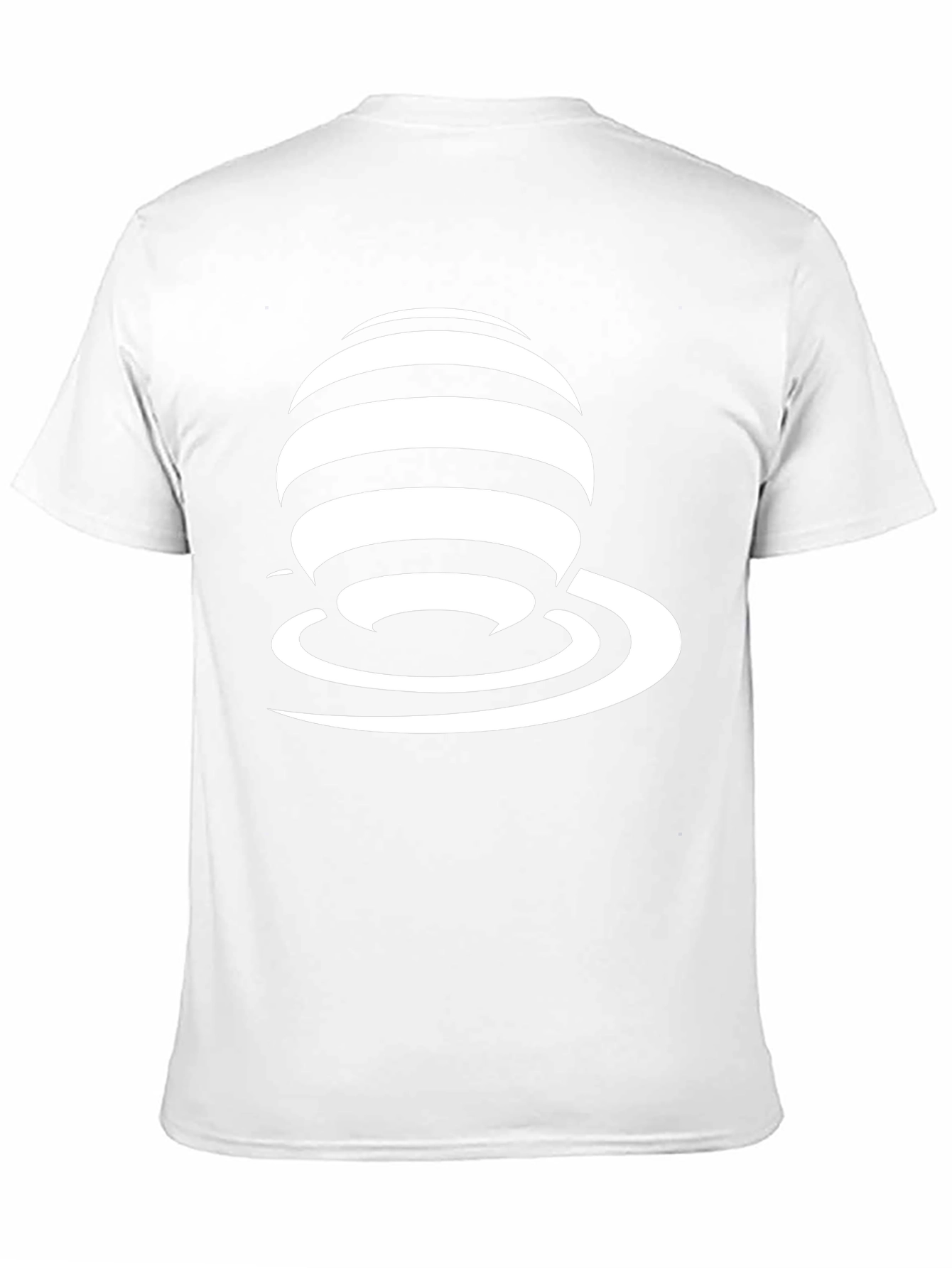 Stripped Sphere Graphic Tee - Modern Style