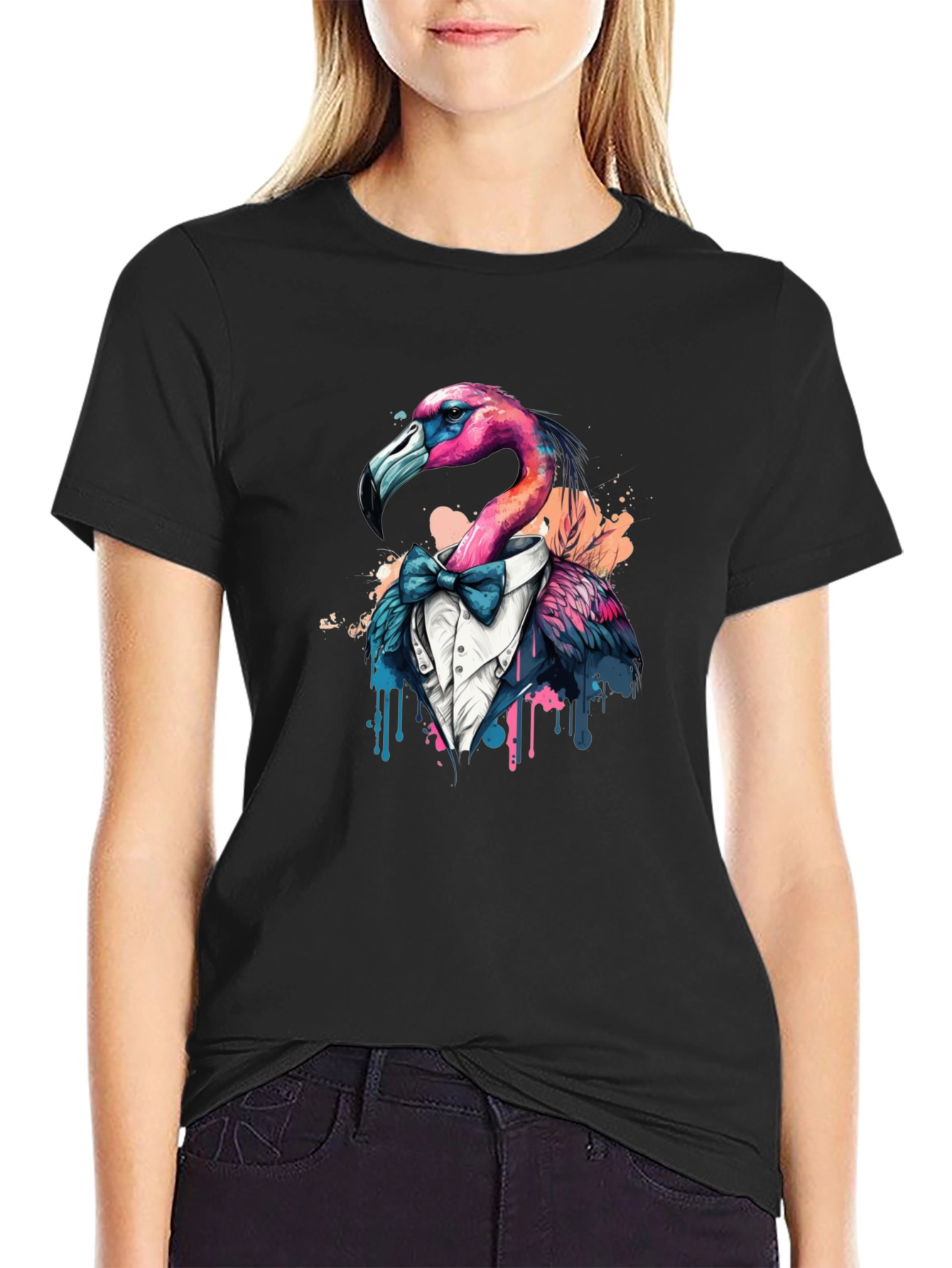 Flamingo Tuxedo T-Shirt