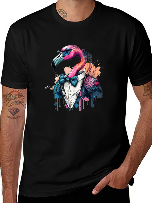 Flamingo Tuxedo T-Shirt