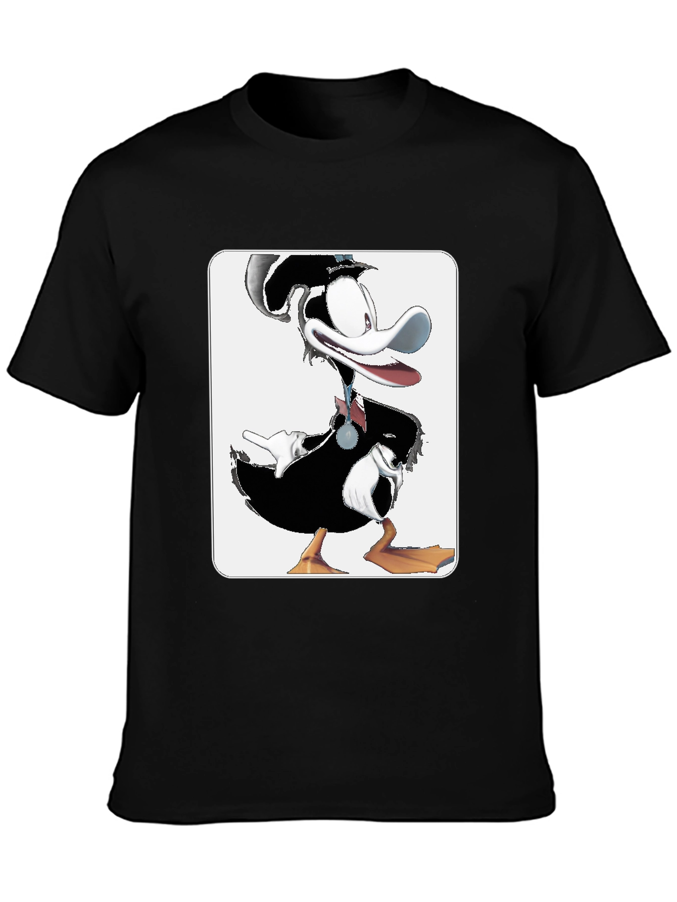 Black Toon Duck Graphic Tee