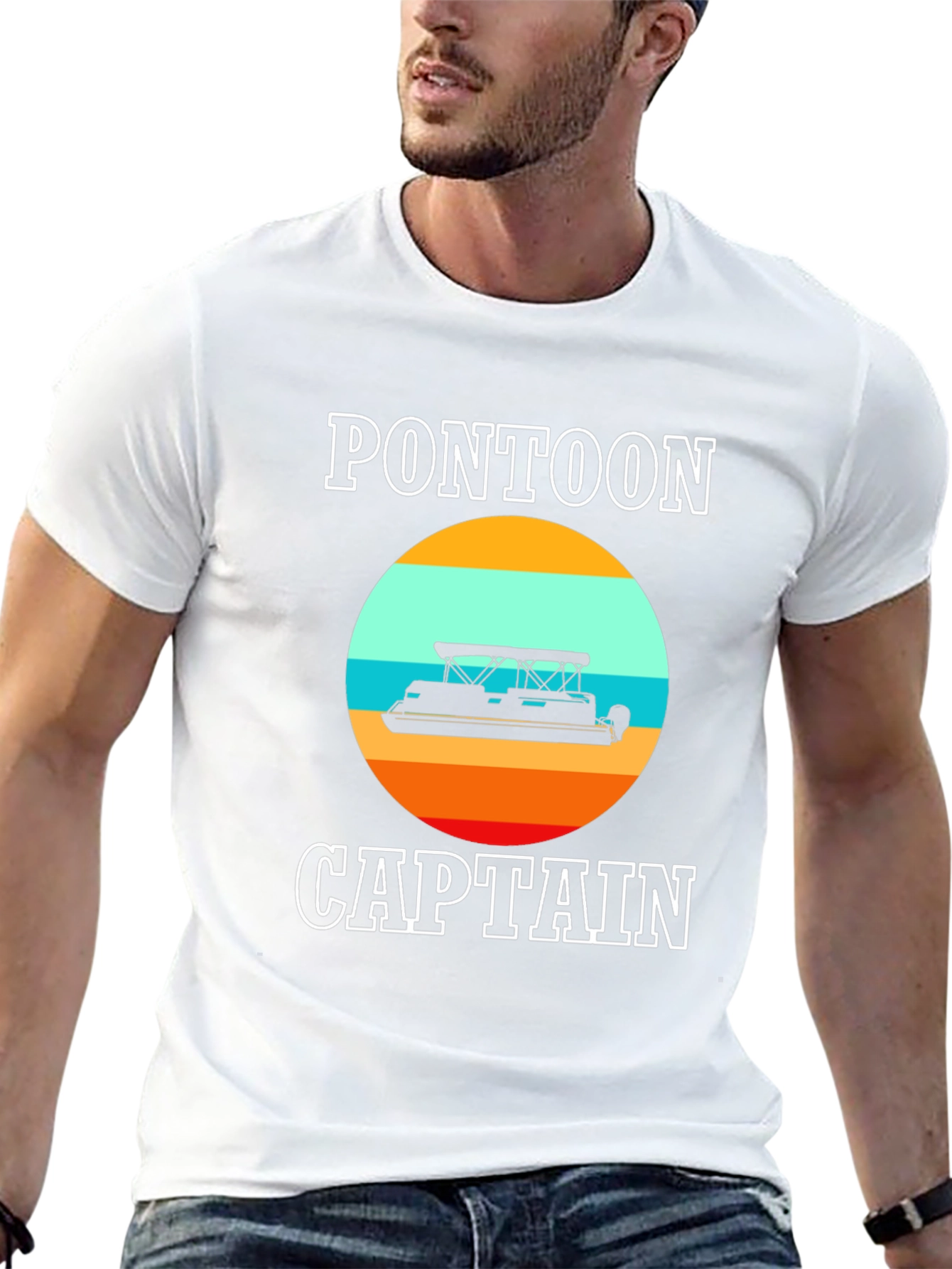 Pontoon Captain T-Shirt - Boating Apparel