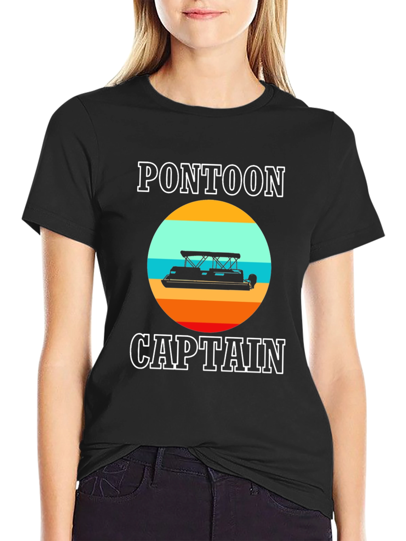 Pontoon Captain T-Shirt - Boating Apparel