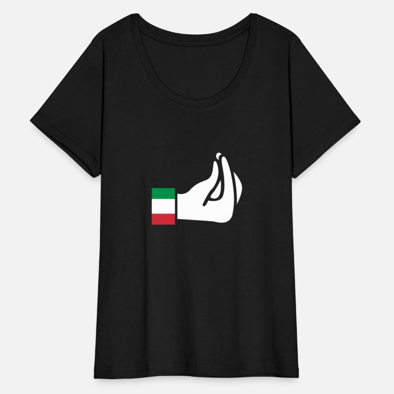 Italian Hand Gesture Italy Flag