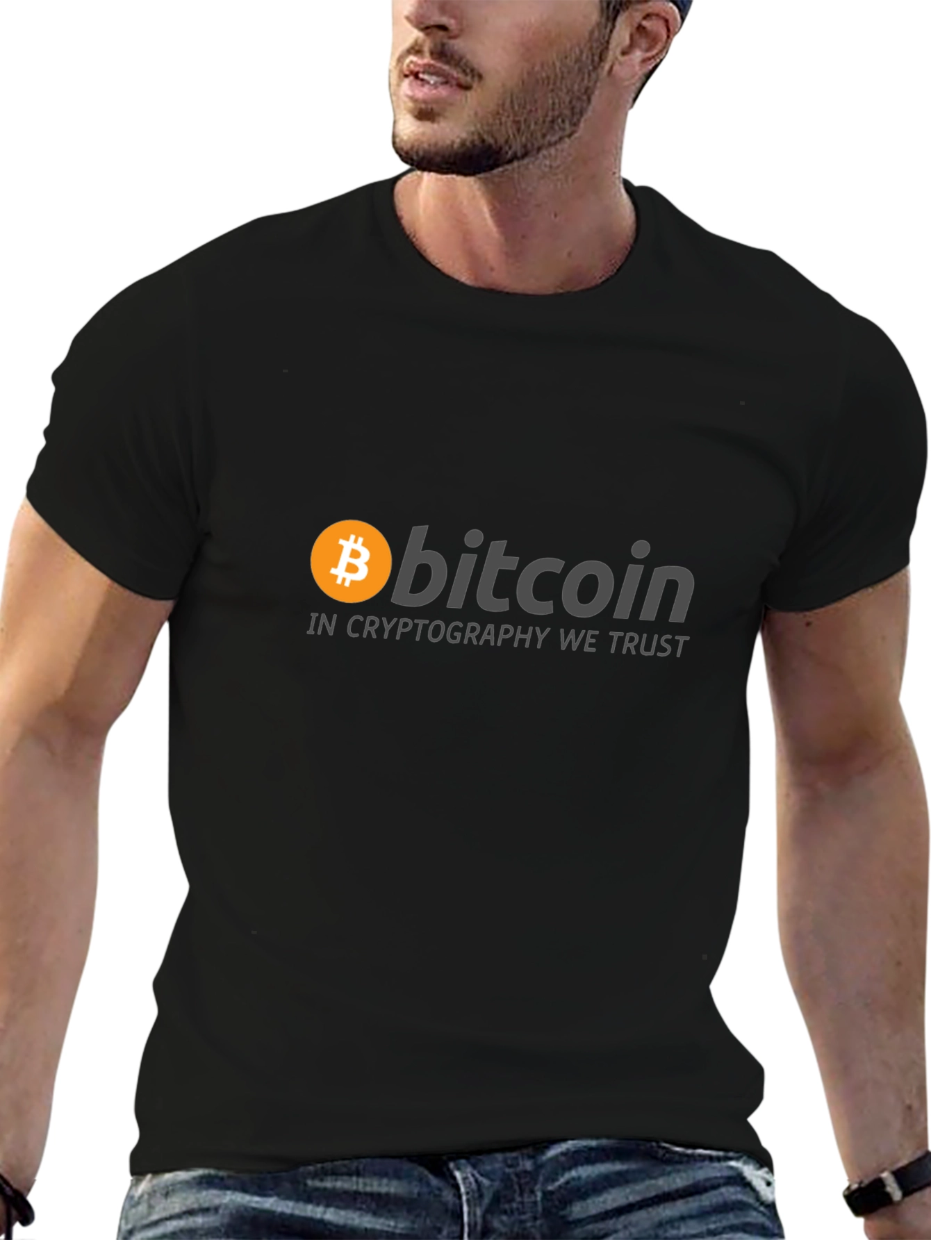Bitcoin in Cryptography We Trust T-Shirt