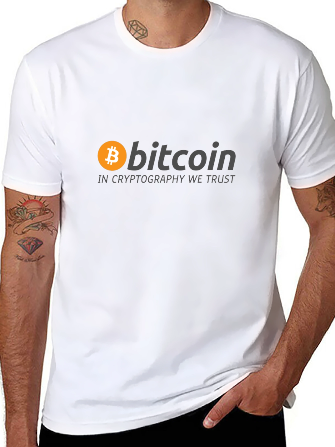 Bitcoin in Cryptography We Trust T-Shirt